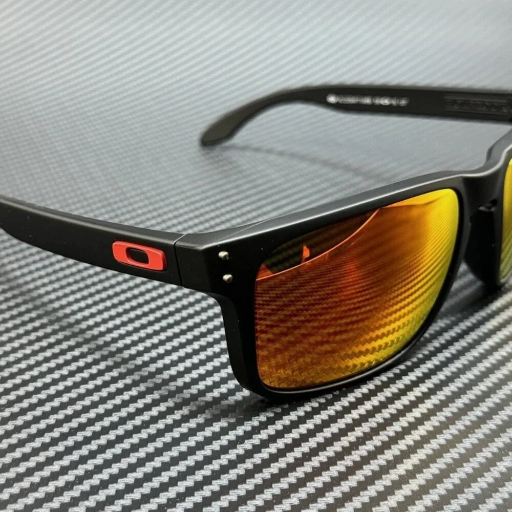 OAKLEY Matte Black Prizm Ruby Men's 59 mm Sunglasses